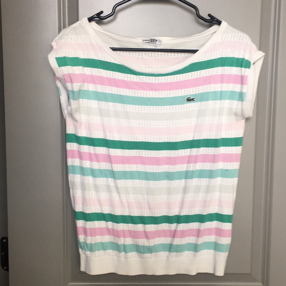 Lacoste striped sweater